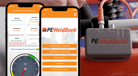 PEWeldBank connected sensor and fusion management applications